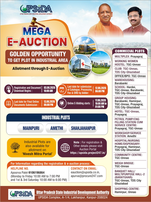 UPSIDA’s mega e-Auction